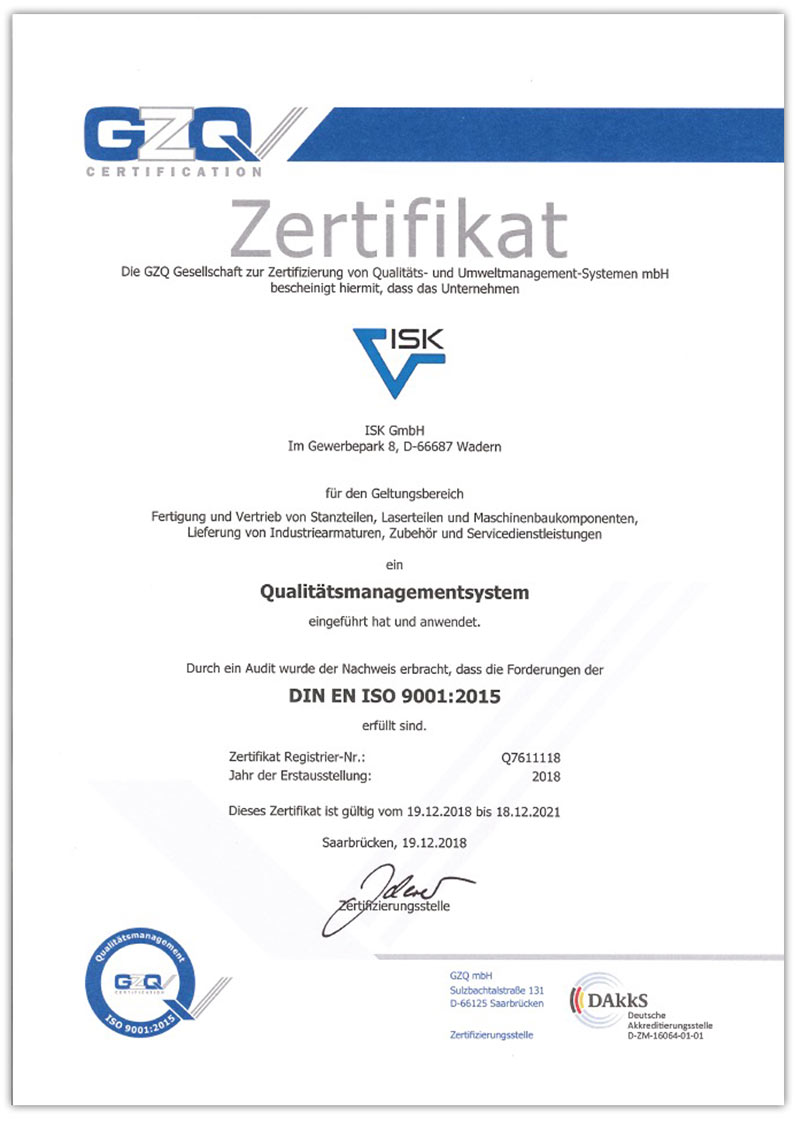 ISO 9001 2008 DE 800